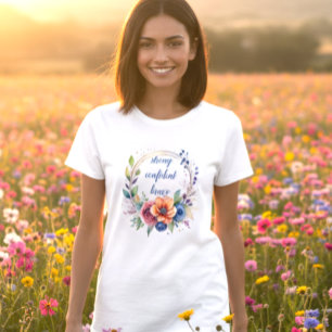 Inspirerende witte T-shirt voor vrouwen