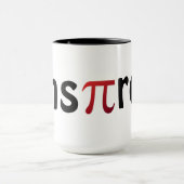Inspirez la tasse de jour des maths pi (Centre)