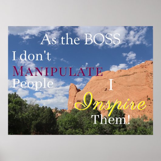 Inspiring Boss Poster (Voorkant)