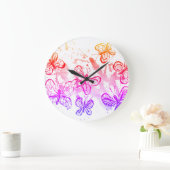 Inspiring butterflies grote klok (Huis)