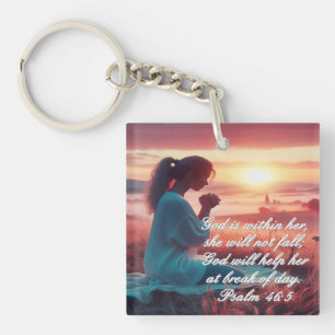 'Inspiring Faith' Acryl Sleutelhanger