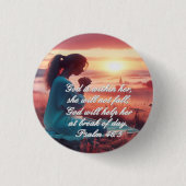 'Inspiring Faith' Ronde Button (Voorkant)