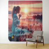 'Inspiring Faith' Tapestry Wandkleed (In situ)