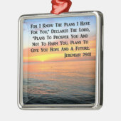 INSPIRING JEREMIAH 29:11 SUNRISE METALEN ORNAMENT (Links)