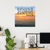 INSPIRING JEREMIAH 29:11 SUNRISE POSTER (Thuiskantoor)