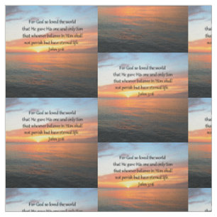 INSPIRING JOHN 3:16 TISSU DE PHOTO DU SOLEIL