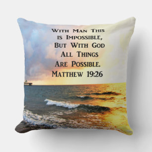 INSPIRING MATTHEW 19:26 PHOTO-ONTWERP KUSSEN