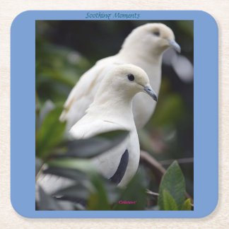 Inspiring Square Paper Coaster Vierkante Kartonnen Onderzetter