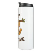  Inspiring "Stay pawsitive" Quote Print Thermosbeker (Geroteerd rechts)