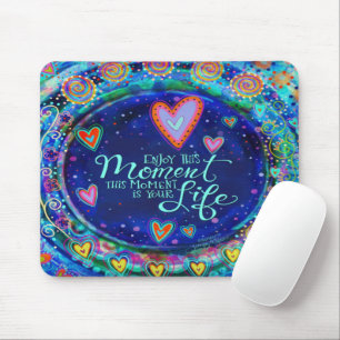 Inspirivity Geniet van deze Moment Quote Inspirivi Muismat