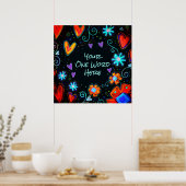 Inspirivity ‘personnaliser’ ONE WORD Poster (Cuisine)