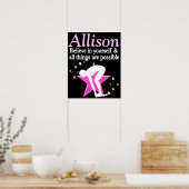 INSPIRPINK PERSONALIZED GIRL SWIMMER POSTER (Keuken)