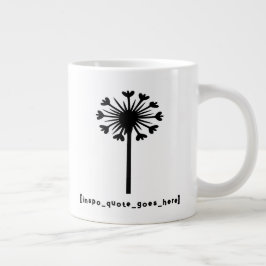 Inspo citaat gaat hier extra grote beker