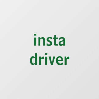 Insta Levering Driver Car Window Decal