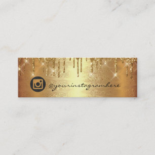 Instagra Social Media Logo Weddinnung RSVP Gold Dr Mini Visitekaartje
