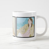 Instagram 3-Photo Personnalisé Jumbo Mug (Droite)