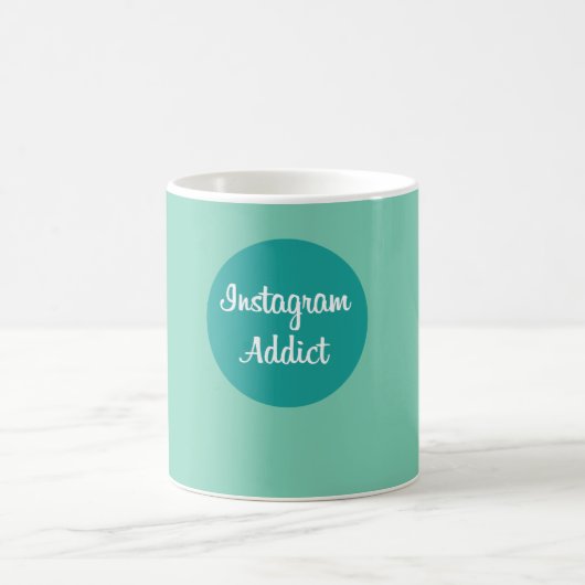 Instagram addict mug (Centre)