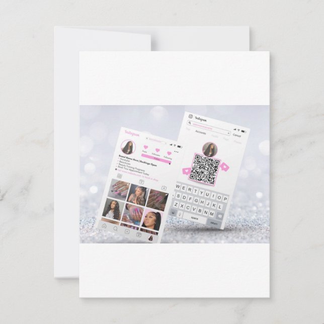 Instagram Business Card (Voorkant)