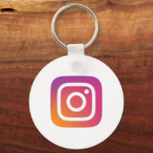 Instagram Clipart  Sleutelhanger (Voorkant)