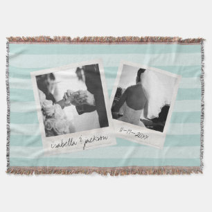 Instagram-collage fotolijstjes voor trouwfoto's me deken