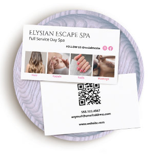 Instagram Facebook Foto Sociale Media QR Code Visitekaartje
