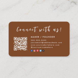 Instagram Facebook Logo Maak contact met ons Russe Visitekaartje