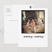 Instagram Foto Kerstkaarten Feestdagenkaart (Voorkant / Achterkant)