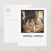 Instagram Foto Kerstkaarten Feestdagenkaart (Voorkant / Achterkant)