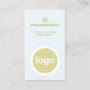 Instagram Foto Social Media Marketing Logo Busine Visitekaartje