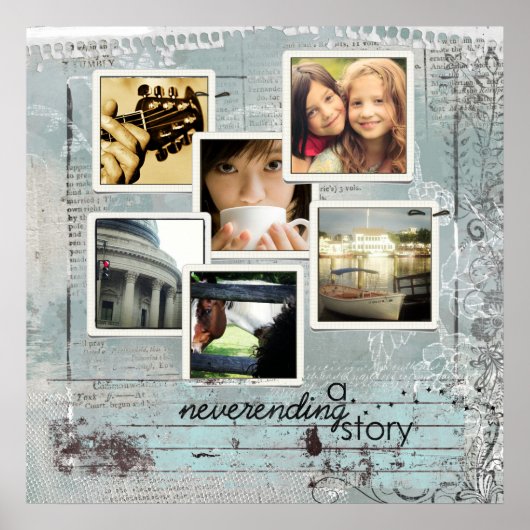 instagram fotocollage poster (Voorkant)