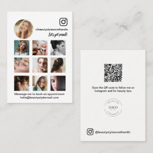 Instagram Fotocollage Schoonheid Social Media logo Visitekaartje
