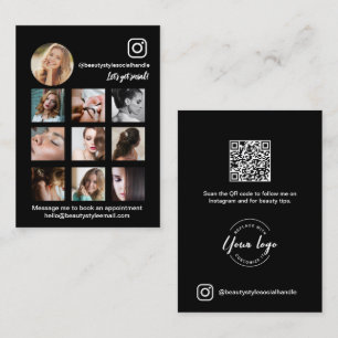 Instagram Fotocollage Schoonheid Social Media logo Visitekaartje