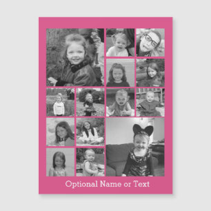 Instagram fotocollage - tot 14 foto's Roze