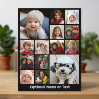 Instagram fotocollage - tot 14 foto's zwart