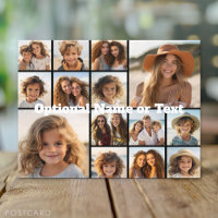 Instagram fotocollage - tot 14 foto's zwart