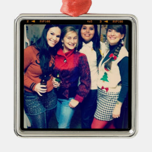 instagram fotoornament metalen ornament