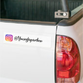 Instagram Handle Script sticker (Op Truck)