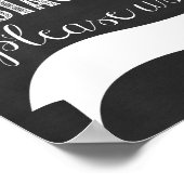 Instagram Hashtag Wedding Chalkboard Poster (Hoek)