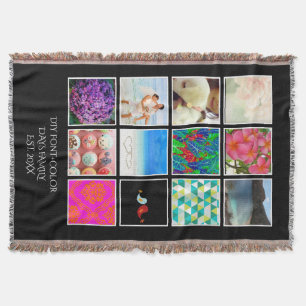 INSTAGRAM HET! 12 PHOTOS-schroefdoekjes Deken