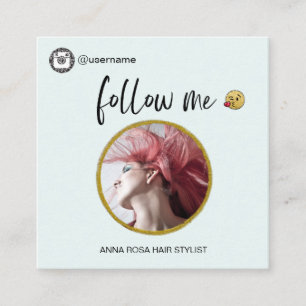 *~* INSTAGRAM Icons Emoji QR code Sociale media Sq Vierkante Visitekaartje