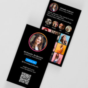 Instagram Influencer QR-code Visitekaartje