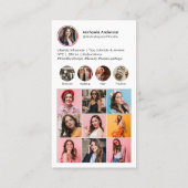 Instagram Influencer QR-code Visitekaartje (Achterkant)