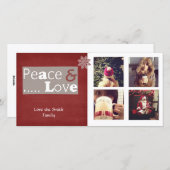 instagram Kerstmisphotocards Feestdagenkaart (Voorkant / Achterkant)
