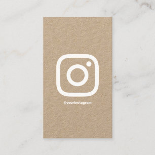 Instagram loyaliteit moderne sociale media bruin k klantenkaartje