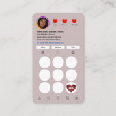 Instagram Loyalty Visitekaartje l IG (Voorkant)