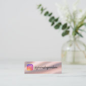 instagram mini visitekaartje (Staand voorkant)