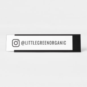 Instagram Naam Bord   Uw Insta-naambordje Bureau Naambordje