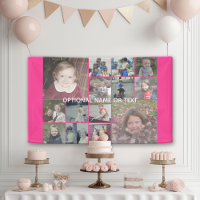 Instagram Photo Collage 14 - Kan Hot Pink bewerken