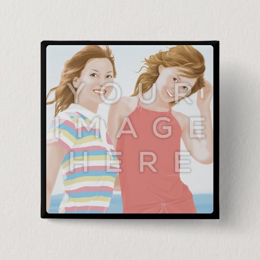 Instagram Photo Square Afbeelding Button (Voorkant)
