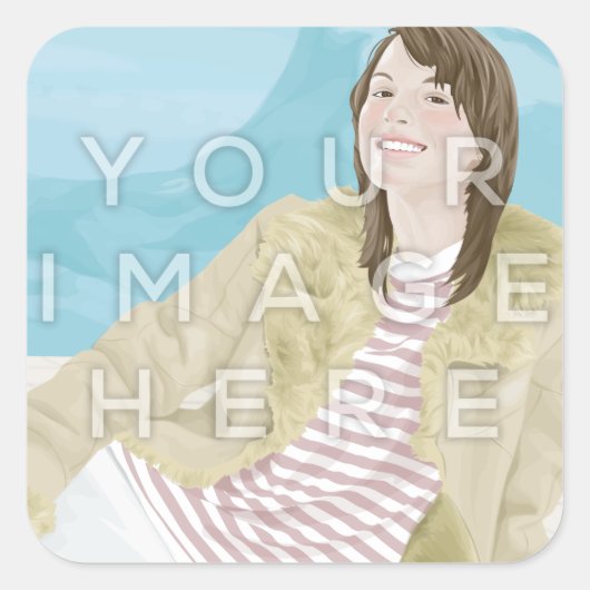 Instagram Photo Square Afbeelding Stickers (Voorkant)